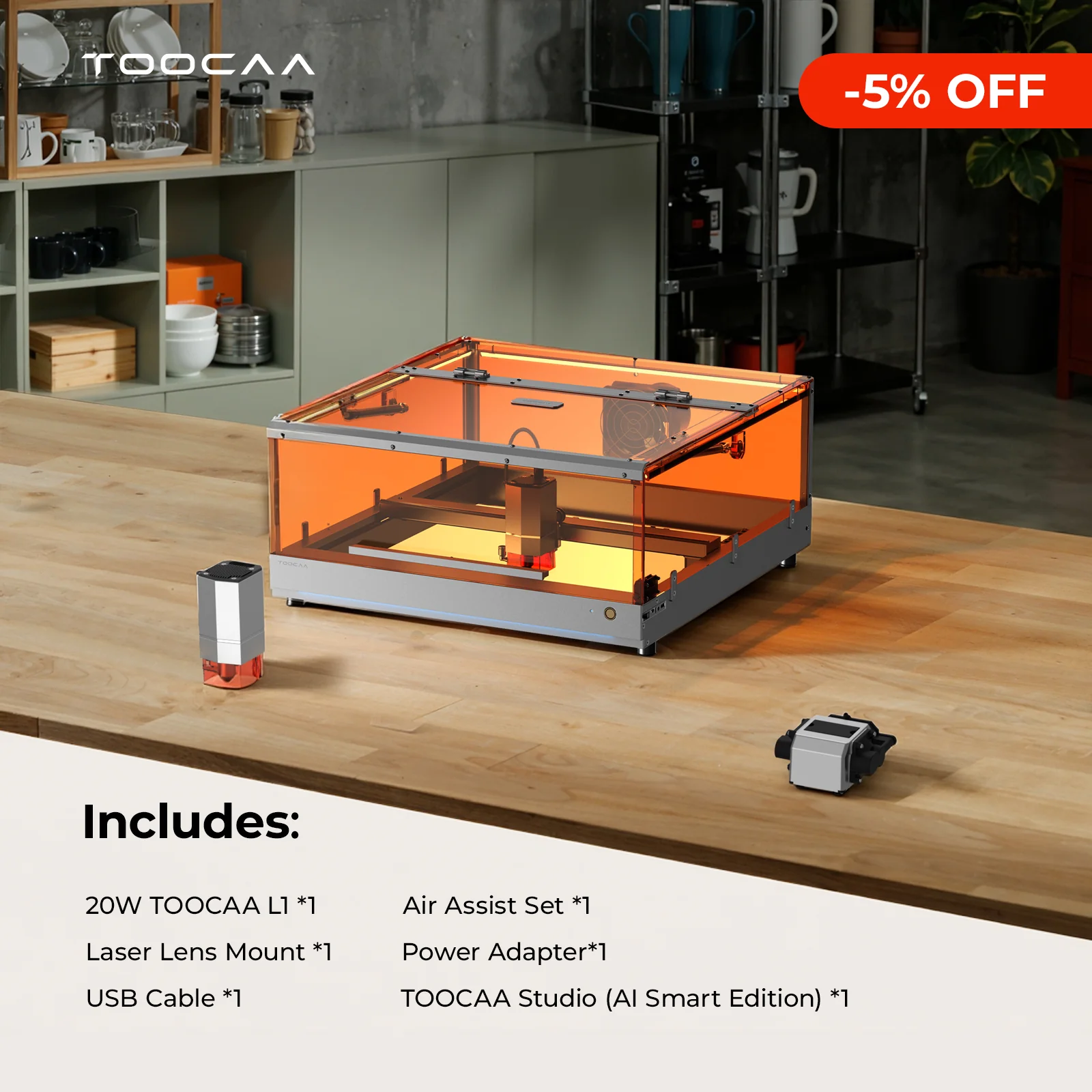Spring & Easter Sales:20W TOOCAA L2 Bundle - Image 2