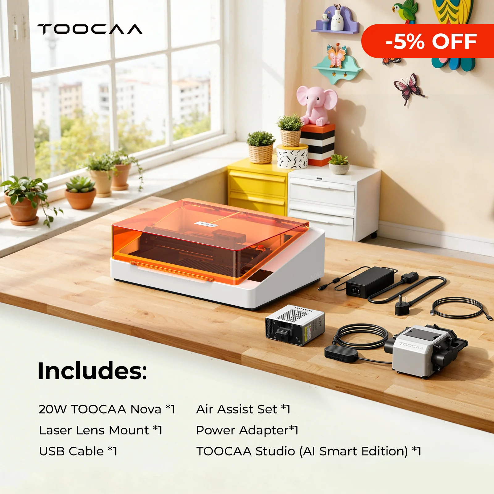 Spring & Easter Sales:20W TOOCAA Nova Bundle