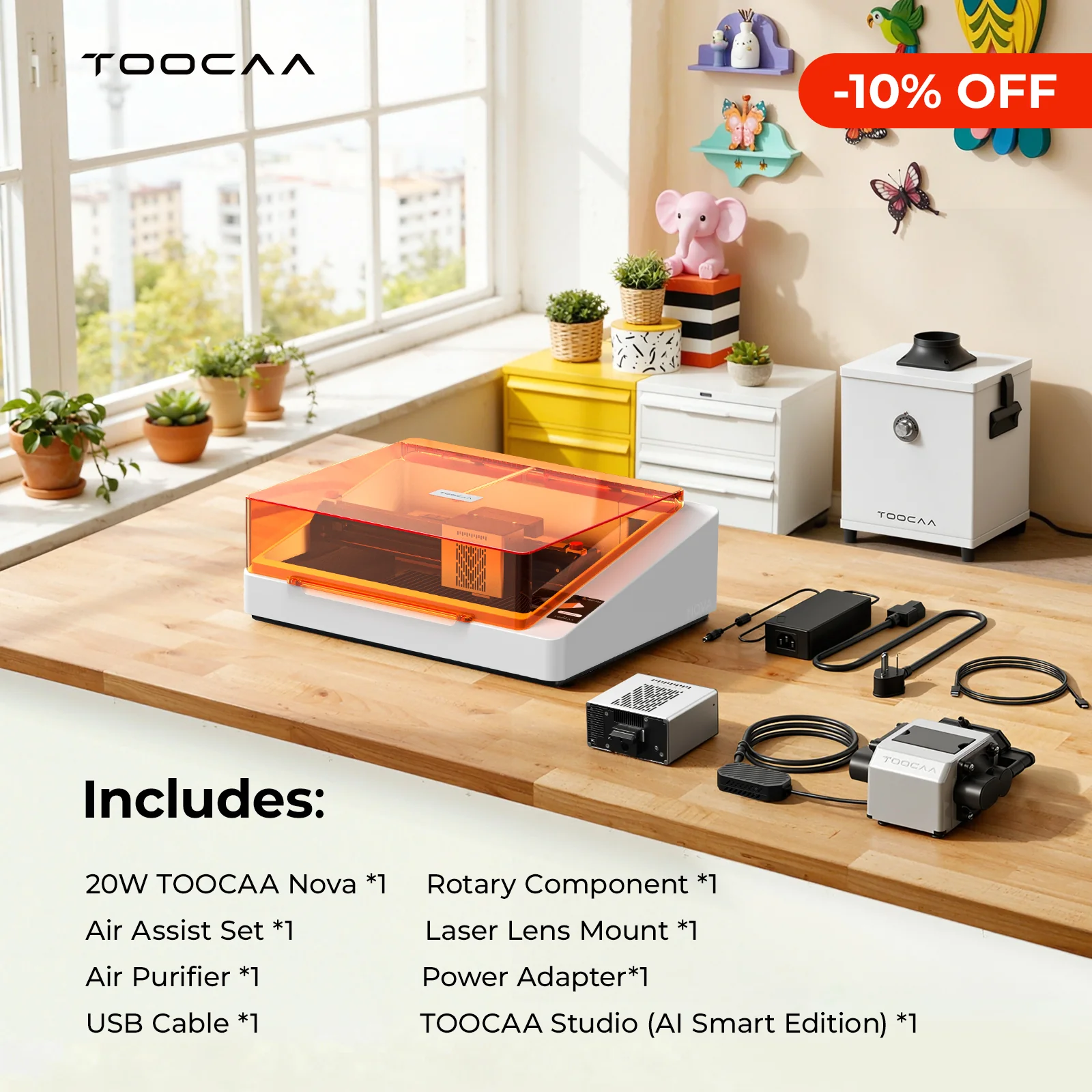 Spring & Easter Sales:20W TOOCAA Nova Bundle - Image 2