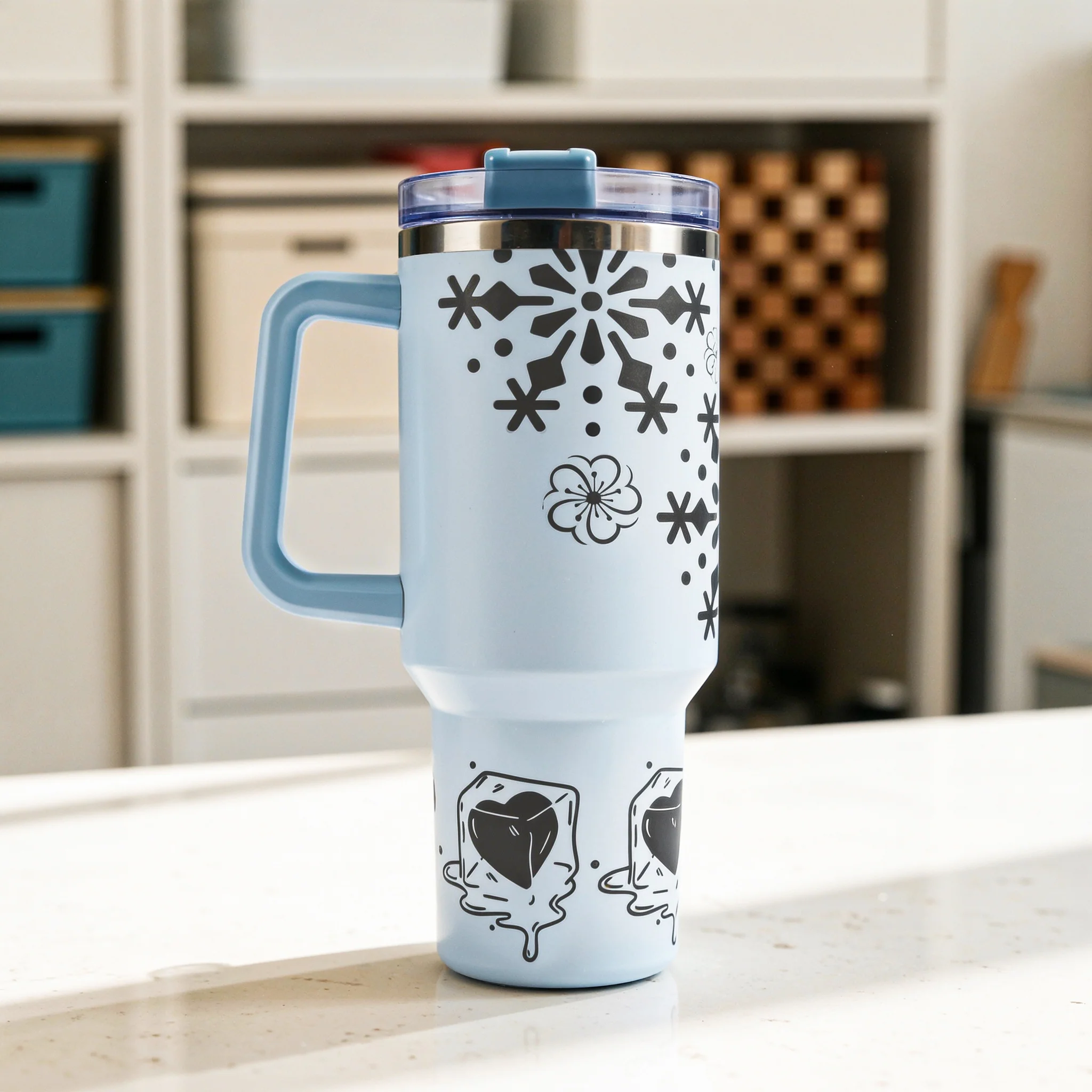 Stainless Steel Insulated Travel Tumbler, Suitable for Laser Engraver Customization - Image 13