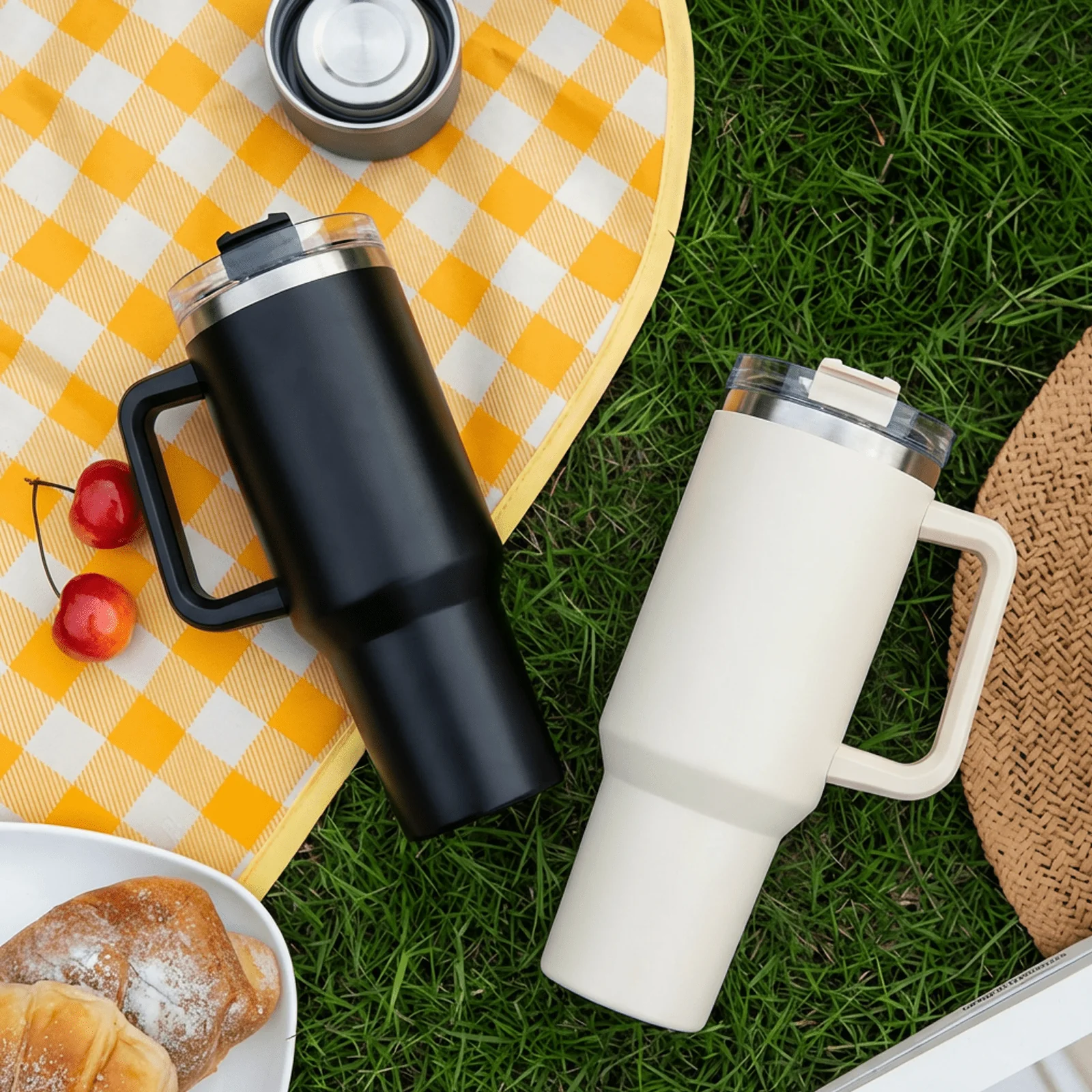 Stainless Steel Insulated Travel Tumbler, Suitable for Laser Engraver Customization - Image 5