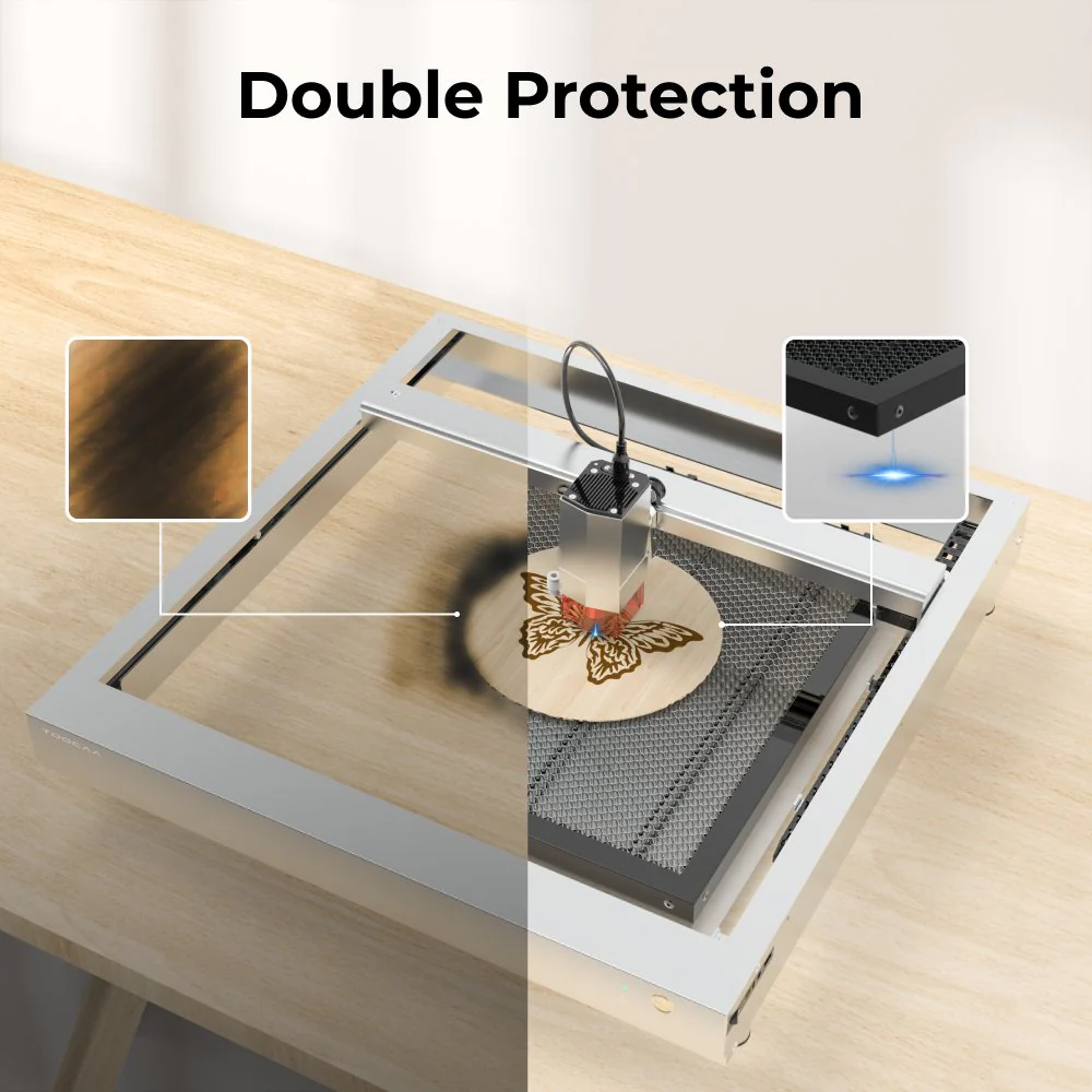 TOOCAA Laser Cutting & Engraving 400mm*400mm Honeycomb Working Panel - Image 7